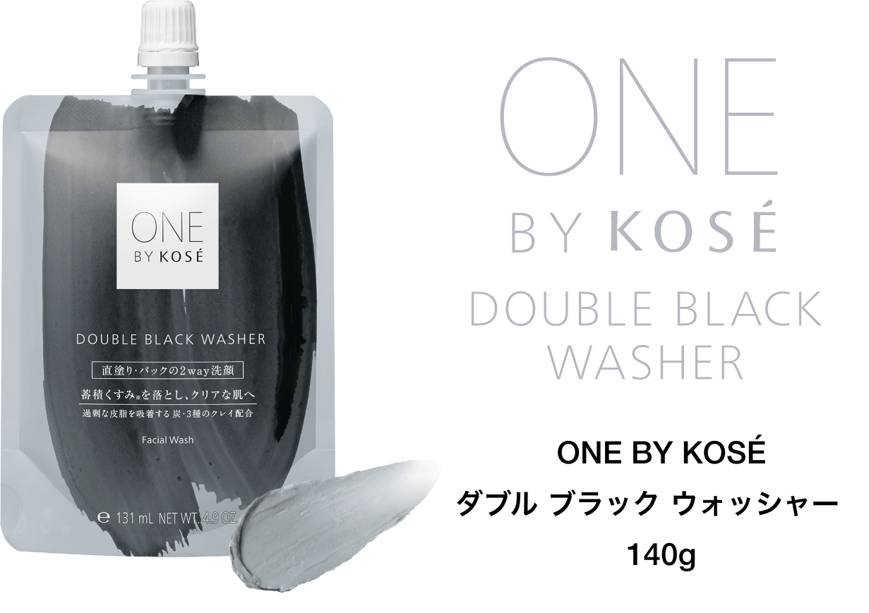 ONE BY KOSÉ ONE BY KOSÉ ダブル ブラック ウォッシャー　140g イメージ
