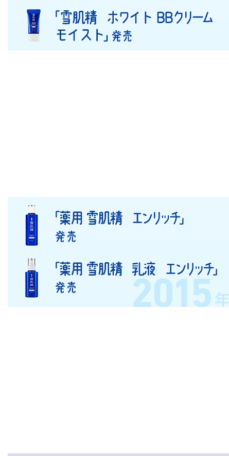 「薬用 雪肌精 エンリッチ」発売 「薬用 雪肌精 乳液 エンリッチ」発売