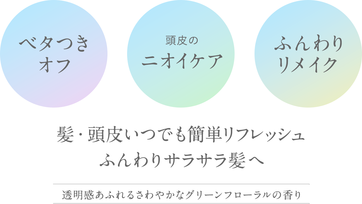 3in1 ドライシャンプー